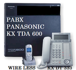 Panasonic KX-TDA600 merupakan digital IP PABX kapasitas besar yang mendukung VoIP networking dan sistem komunikasi perusahaan modern.