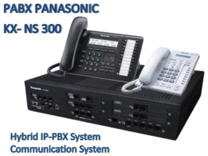 Jual IP PABX Panasonic KX-NS300 murah lengkap dengan instalasi, setting VoIP, dan service. Cocok untuk kebutuhan sistem telepon kantor modern dengan kapasitas fleksibel dan fitur komunikasi canggih.