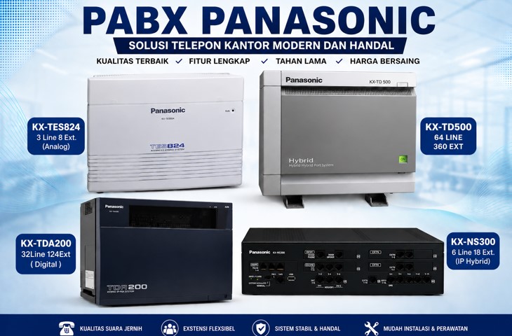 JUAL PASANG SERTA PERBAIKAN PABX PANASONIC MURAH JAKARTA INDONESIA