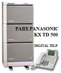 PABX Panasonic KX-TD500 murah dengan kapasitas besar hingga 144 line dan 380 extension